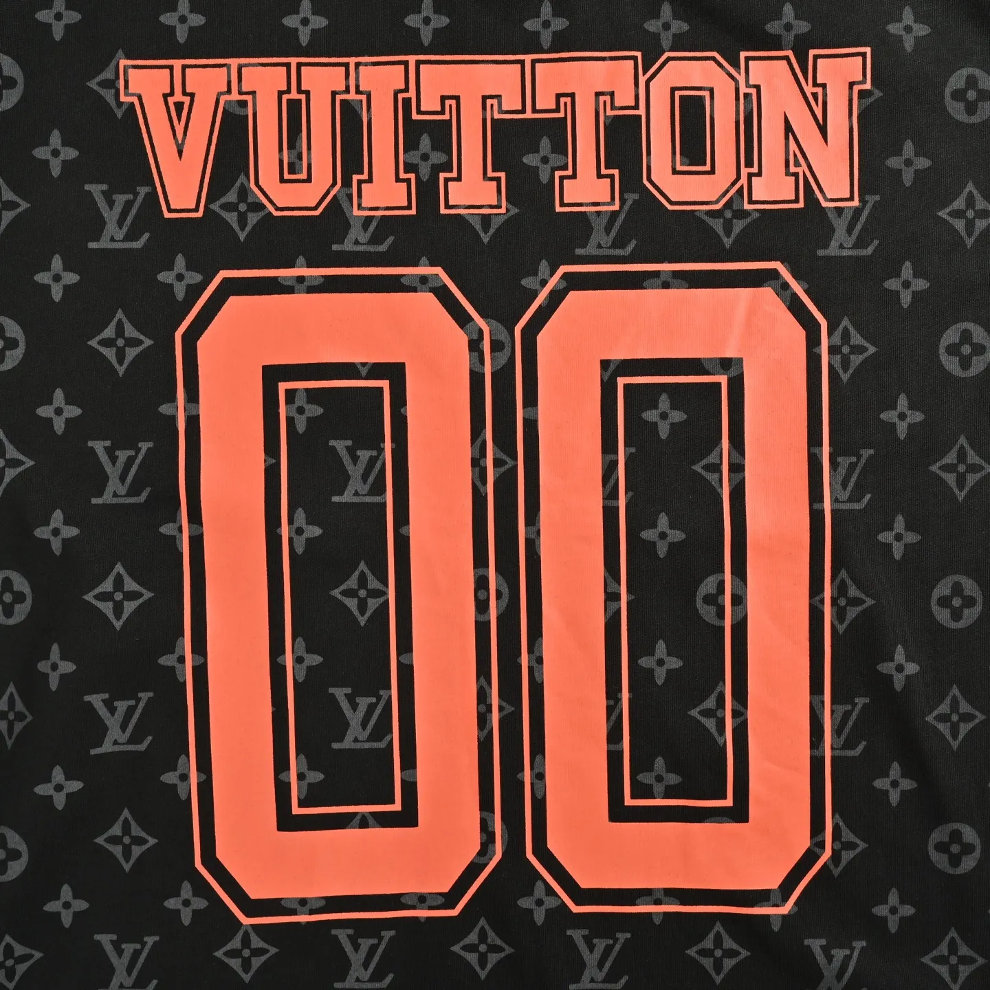 Louis Vuitton/Louis Vuitton 25ss No. 00 Orange letter print short sleeves